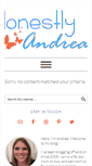 Mobile Screenshot of honestlyandrea.com